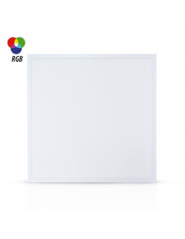 GALAXIE PLAFONNIER RGB 595 X 595MM 36W + TELECOMMANDE MIIDEX VISION-EL 77680