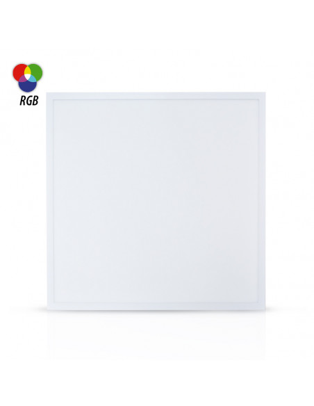 GALAXIE PLAFONNIER RGB 595 X 595MM 36W + TELECOMMANDE MIIDEX VISION-EL 77680