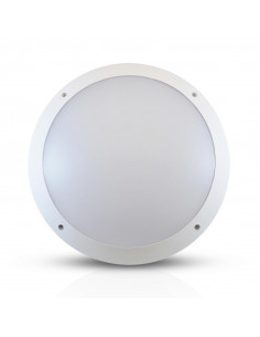 Plafonnier LED CASA Hublot rond avec Détecteur RF 20 Watts Ø300mm 4000K IP65 MIIDEX VISION-EL 7788201