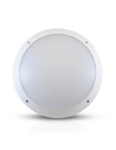 Plafonnier LED CASA Hublot rond avec Détecteur RF 20 Watts Ø300mm 4000K IP65 MIIDEX VISION-EL 7788201