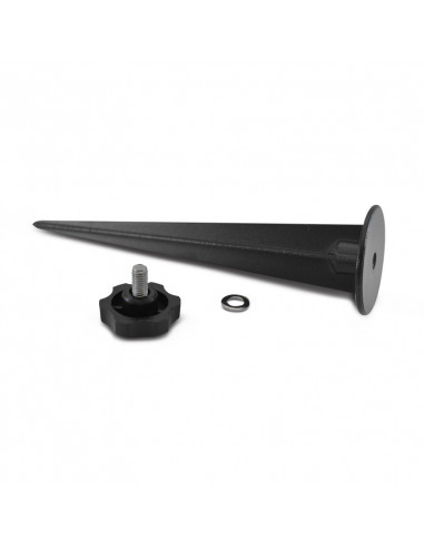 LUMOS ACCESS PROJECTEUR PIQUET DE FIXATION ALU NOIR PACK DE 10 MIIDEX VISION-EL 8000