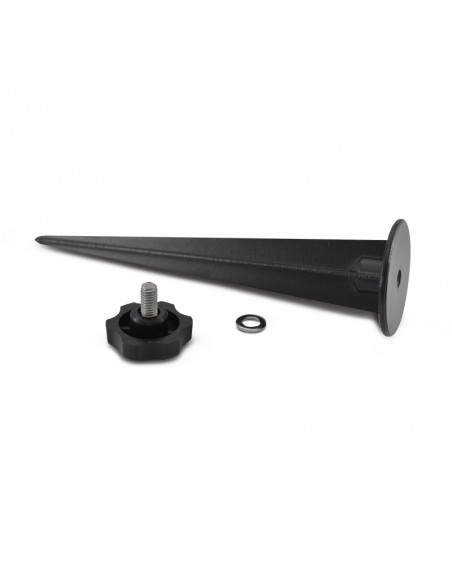LUMOS ACCESS PROJECTEUR PIQUET DE FIXATION ALU NOIR PACK DE 10 MIIDEX VISION-EL 8000