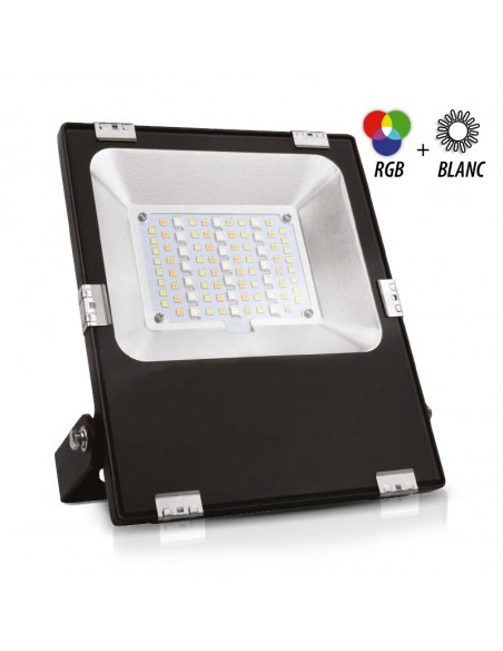ARCHEO RGB + BLC PROJECTEUR 30W CCT 2700K A 6500K NOIR IP65 RF MIIDEX VISION-EL 80102