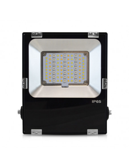 ARCHEO RGB + BLC PROJECTEUR 30W CCT 2700K A 6500K NOIR IP65 RF MIIDEX VISION-EL 80102