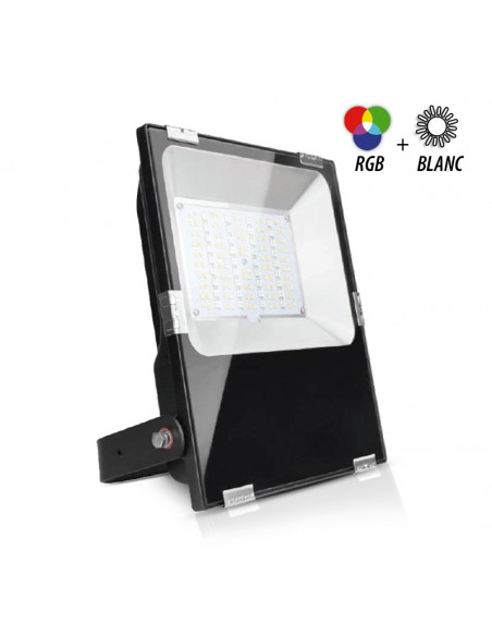 ARCHEO RGB + BLC PROJECTEUR 50W CCT 2700K A 6500K NOIR IP65 RF MIIDEX VISION-EL 80103