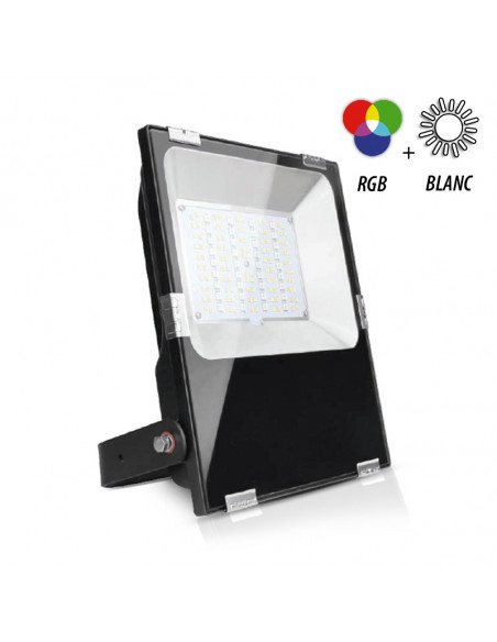 ARCHEO RGB + BLC PROJECTEUR 100W CCT 2700K A 6500K NOIR IP65 RF MIIDEX VISION-EL 801031