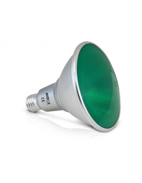 LED PAR38 16W E27 VERT 25° IP65 BOITE MIIDEX VISION-EL 8109