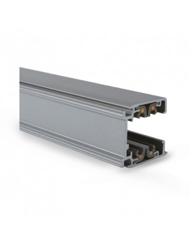 RAILS 3A TRIPHASES ALU ARGENT 230V 2M (X 10) MIIDEX VISION-EL 82012
