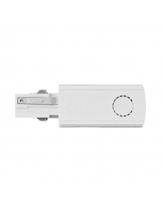 Connecteur Triphase Alimentation et Fin Gauche Blanc RAIL 3A 230V MIIDEX 8222 2