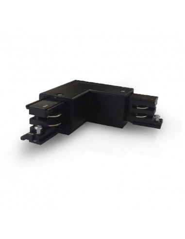 RAIL 3A CONNECT TRIPHASE COUDE L NOIR CIRCUIT EXTERIEUR 230V MIIDEX VISION-EL 82431