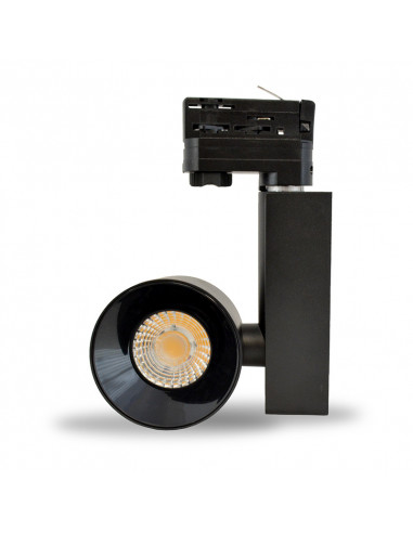 WHAO IRC90 SPOT SUR RAIL NOIR 40W 4000K 5ANS MIIDEX VISION-EL 82973