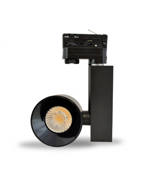 WHAO IRC90 SPOT SUR RAIL NOIR 40W 4000K 5ANS MIIDEX VISION-EL 82973