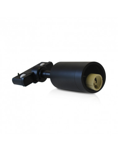 FOCUS SUPPORT SPOT SUR RAIL GU10 IP20 NOIR MIIDEX VISION-EL 8371