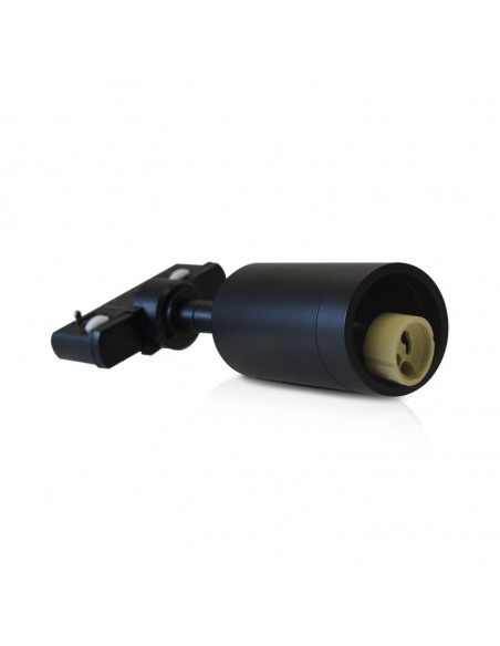 FOCUS SUPPORT SPOT SUR RAIL GU10 IP20 NOIR MIIDEX VISION-EL 8371
