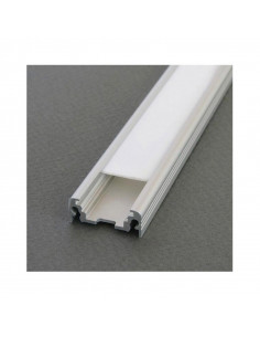 Profile Plat Aluminium Anodisé 2m pour bandeaux LED MIIDEX 9831 2
