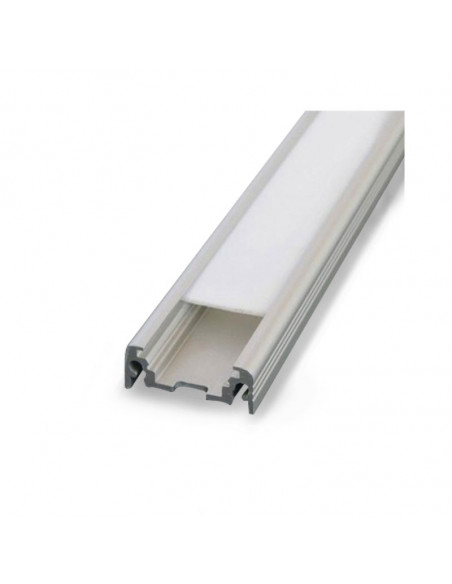 PROFILE PLAT 1000MM ALU BRUT 14,4MM MIIDEX VISION-EL 9881