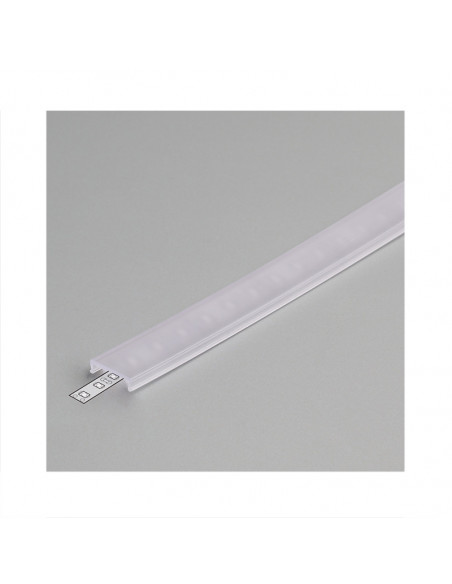 DIFFUSEUR PROFILE CLIP 17,6MM TRANSPARENT 1000MM MIIDEX VISION-EL 9897