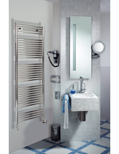 Atoll Spa eau chaude Finition Chromée 705W H 1706 mm / L 600 mm ACOVA SLO 170 060