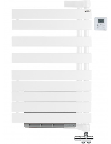 Régate Twist Air eau chaude droite Blanc RAL 9016 429W H 902 mm / L 550 mm ACOVA XRR090 055IFS
