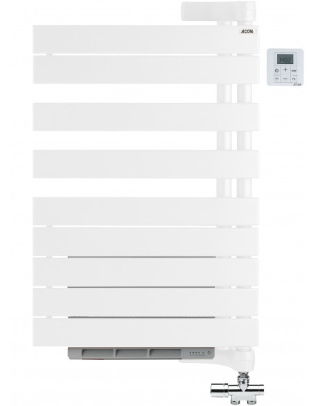 Régate Twist Air eau chaude droite Blanc RAL 9016 429W H 902 mm / L 550 mm ACOVA XRR090 055IFS