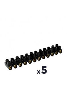 5 BARRETTE NOIR 10MM 12 B DHOME