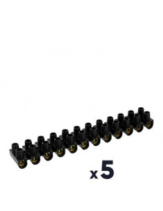 5 BARRETTE NOIR 16MM 12 B DHOME