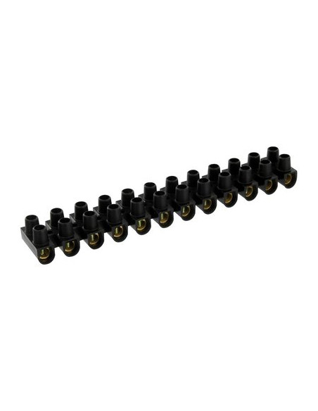 BARRETTE NOIR 16MM 12 BORNES DHOME TBS-30A-BLACK