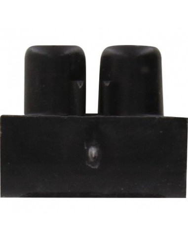 BARRETTE NOIR 16MM 12 BORNES DHOME TBS-30A-BLACK