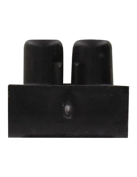 BARRETTE NOIR 16MM 12 BORNES DHOME TBS-30A-BLACK