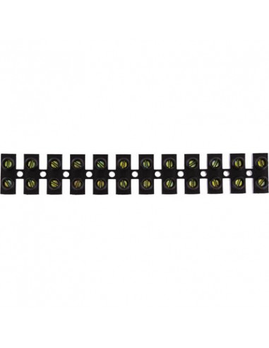 BARRETTE NOIR 16MM 12 BORNES DHOME TBS-30A-BLACK