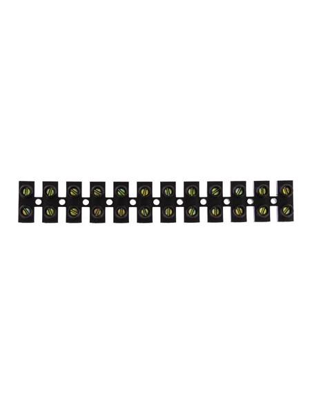 BARRETTE NOIR 16MM 12 BORNES DHOME TBS-30A-BLACK