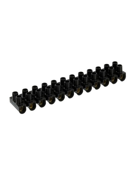 BARRETTE NOIR 6MM 12 BORNES DHOME TBS-10A-BLACK