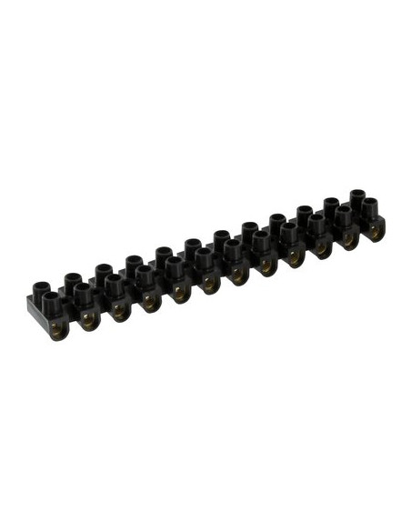 BARRETTE NOIR 6MM 12 BORNES DHOME TBS-10A-BLACK