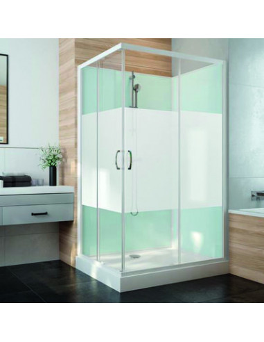 CABINE IZIGLASS2 80X80 AN COUL VS LEDA L11IZC00801