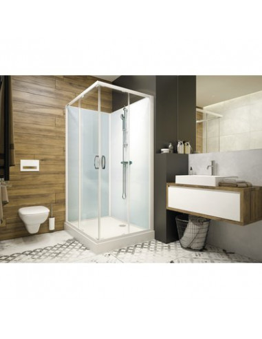 CABINE IZIGLASS2 80X80 AN COUL VT LEDA L11IZC0080