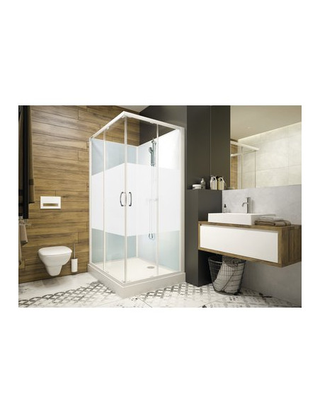 CABINE IZIGLASS2 PC.ANG.100X80 VS LEDA L11IZC10801