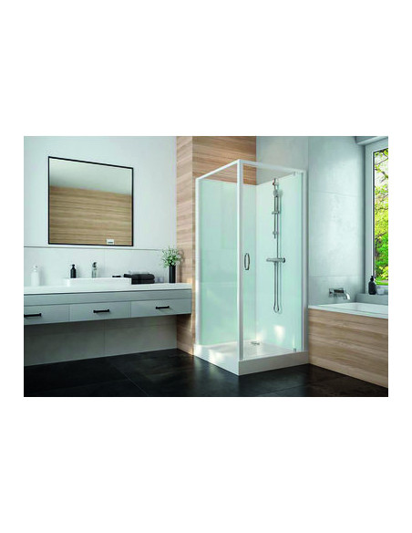 CABINE IZIGLASS2 PP 80X80 VT LEDA L11IZP0080