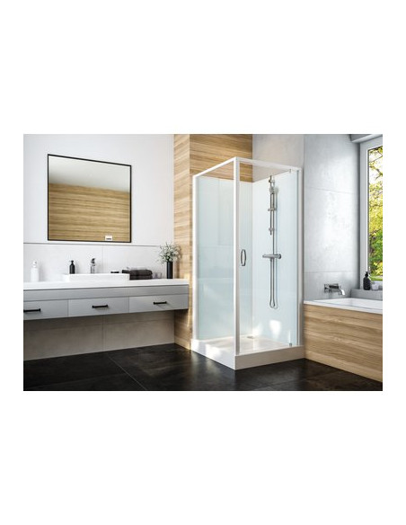 CABINE IZIGLASS2 PP 90X90 VT LEDA L11IZP0090