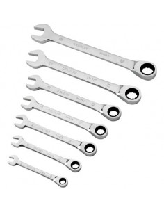 CLÉS MIXTES À CLIQUET - 7 PCS STANLEY STMT82846-0 2