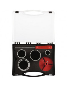 COFFRET 5 TREPANS CARB 33-83MM SCID 704370 2