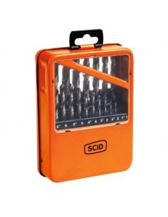 COFFRETS FORET HSS DIN338 19PC SCID 0700274