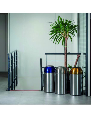 COLLECTEUR DÔME 40L INOX SATIN PROBBAX OD-6140-SSSTL