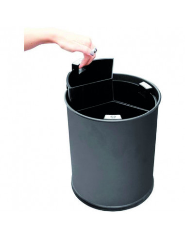 CORBEILLE 13L TRI 3 COMPART PROBBAX WB-1252-BLA