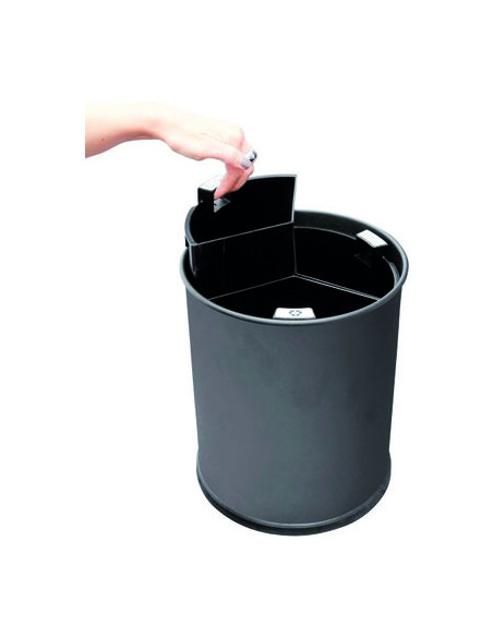 CORBEILLE 13L TRI 3 COMPART PROBBAX WB-1252-BLA