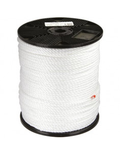 CORDAGE POLYPRO.BLC 6MM /250M CORDERIES TOURNONAISES 32/0159 BLANCHE