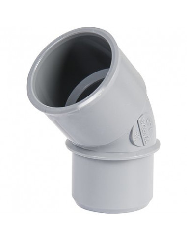 COUDE PVC 45° MF 100 NICOLL UCT4