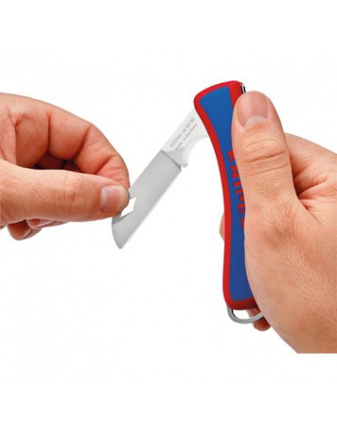 COUTEAU ÉLECTRICIEN RETRACT KNIPEX 16 20 50 SB