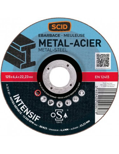 DISQ.EBARB METAUX.GOLD 125X6 SCID 2827