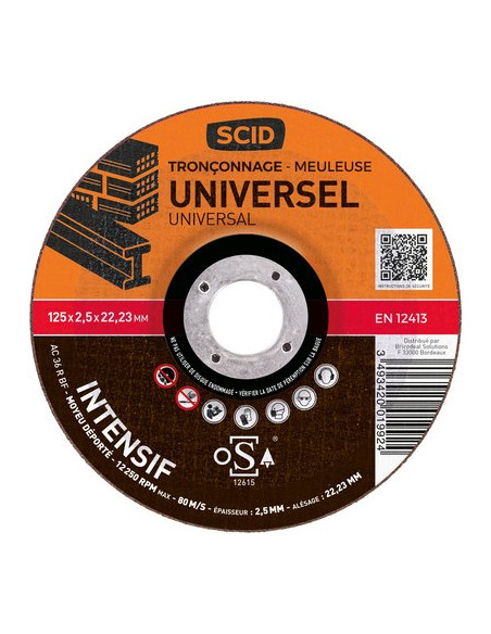DISQ.TRONC.UNIVERSEL 125X2.5 SCID 1992