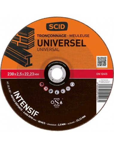 DISQ.TRONC.UNIVERSEL 230X2.5 SCID 1993